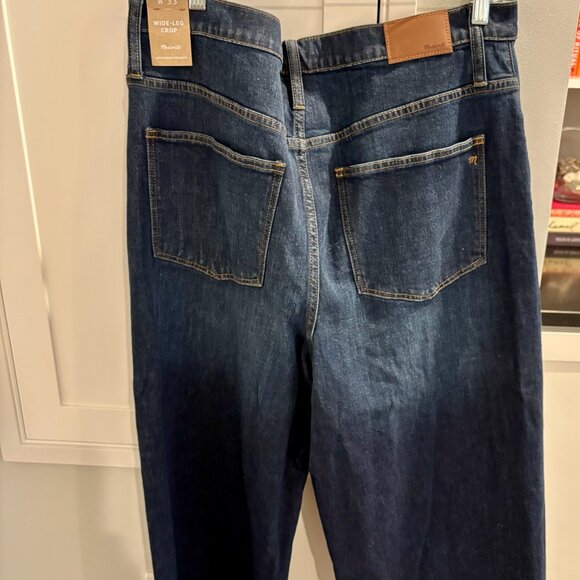 Madewell Dark Blue Ankle & Cropped Jeans - Picture 3 of 3